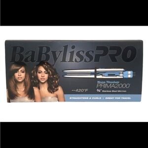 BaBylissPRO Nano Titanium Prima2000 Hair Iron